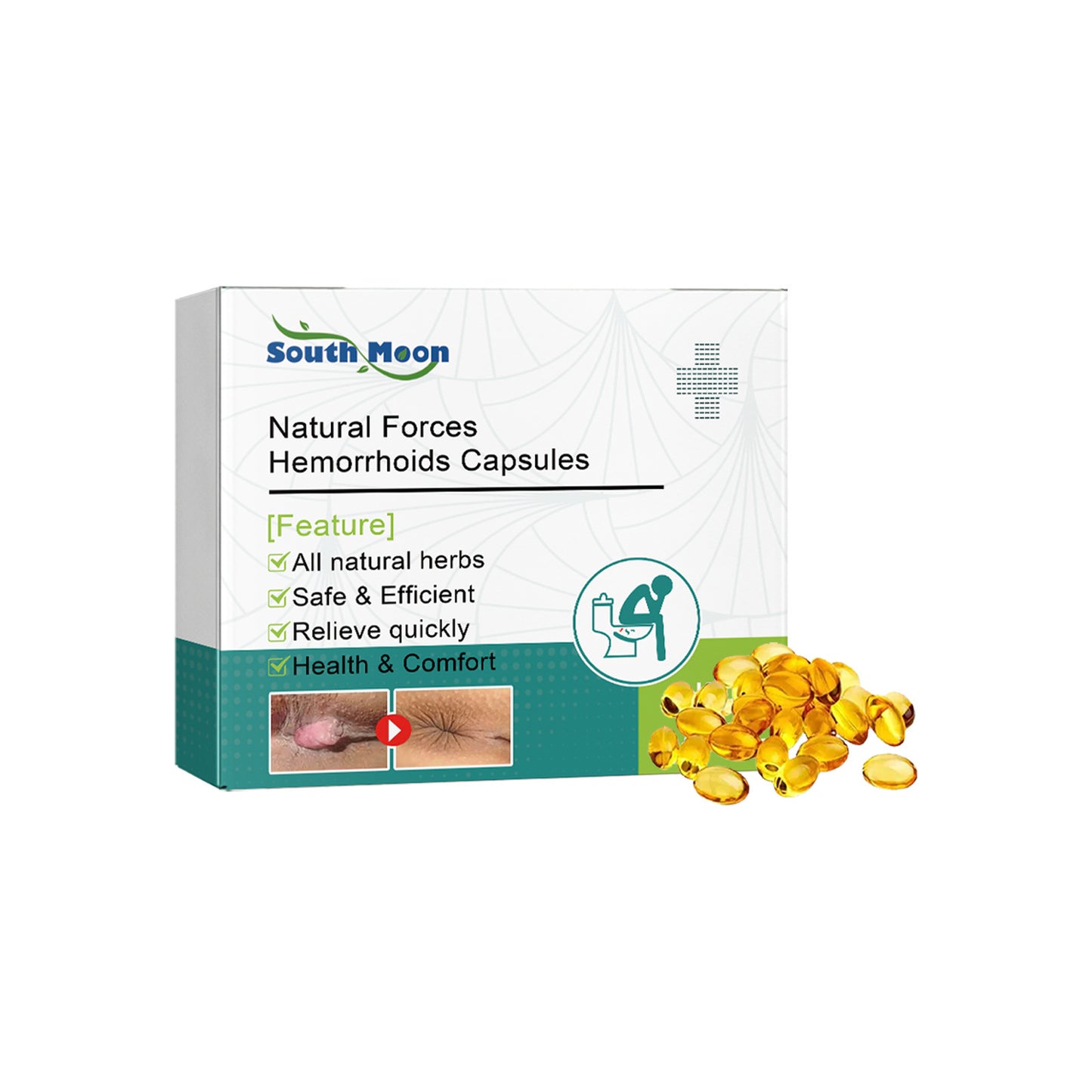 Hemora™ Natürlichen Kräuter-Hämorrhoidenkapseln